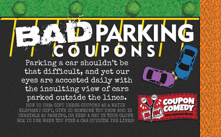 Bad Parking Coupon Booklet