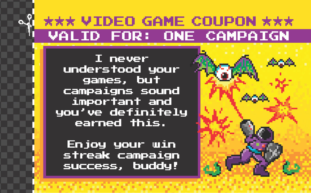 Video Game Coupon Booklet